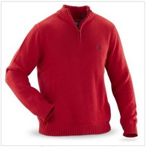 Chaps® 1/ 4 -zip Sweater, size L, like new.